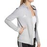 Adidas Women's Team Issue Full Zip Jacket in Grey/White (FQ0186)   Size Small   HerRoom.com