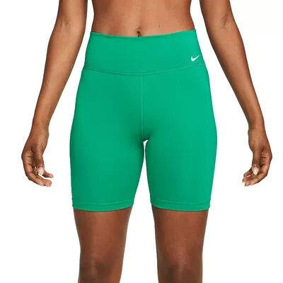 Nike Women's Nike One Midrise Bike Shorts, Size: XL, Green