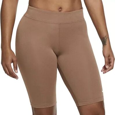 Nike Women's Nike Sportswear Essential Bike Shorts, Size: XS, Dark Beige