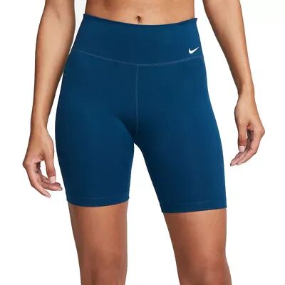 Nike Women's Nike One Midrise Bike Shorts, Size: XL, Blue