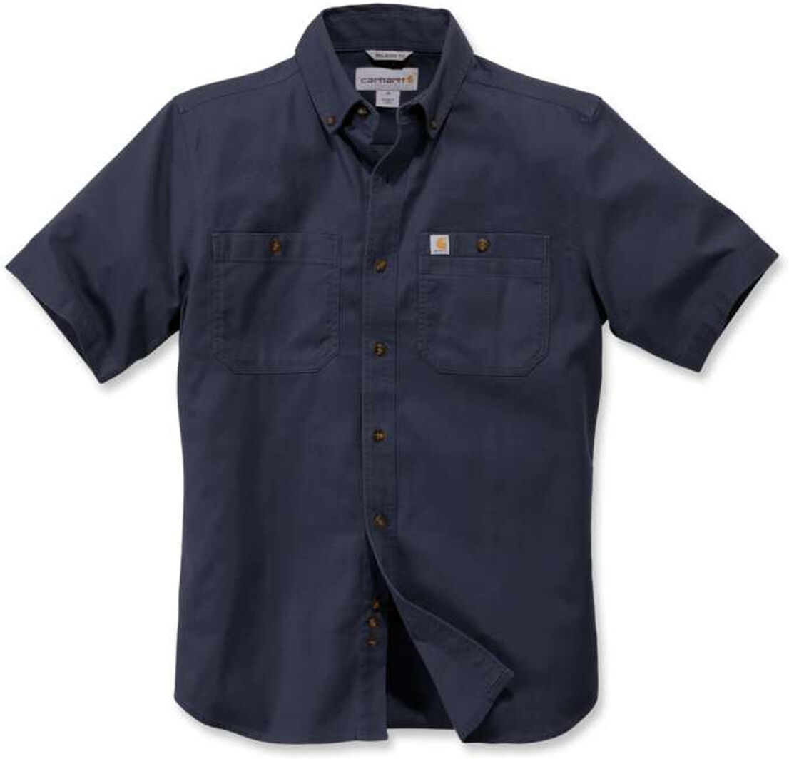 Carhartt Rugged Flex Rigby Work Kurzarmhemd Blau XL