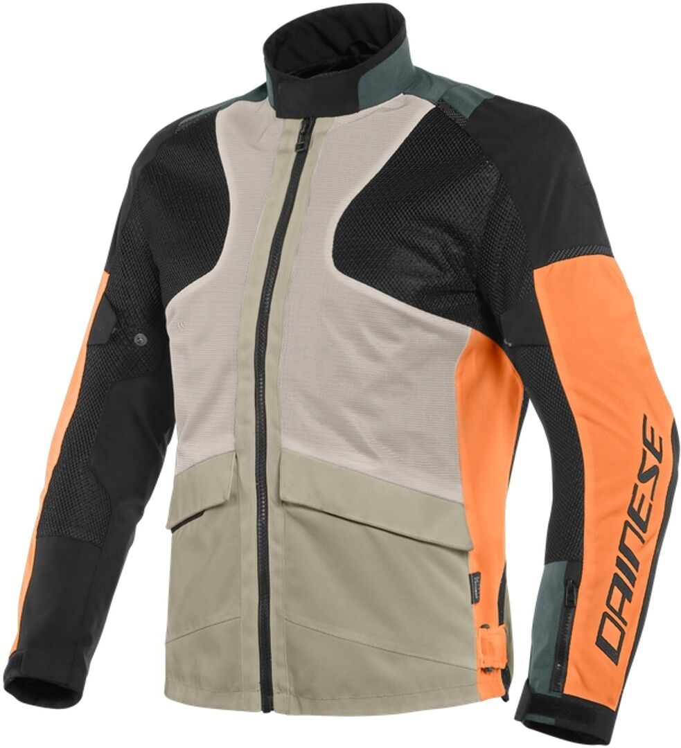 Dainese Air Tourer Motorrad Textiljacke Schwarz Orange 62