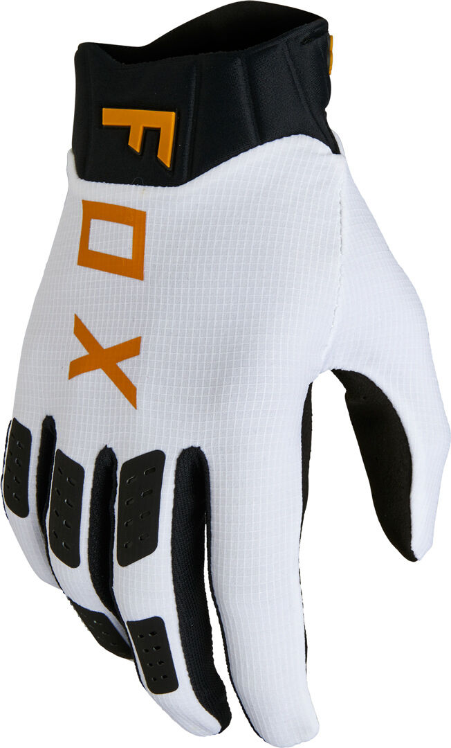 FOX Flexair Motocross Handschuhe Schwarz Weiss S