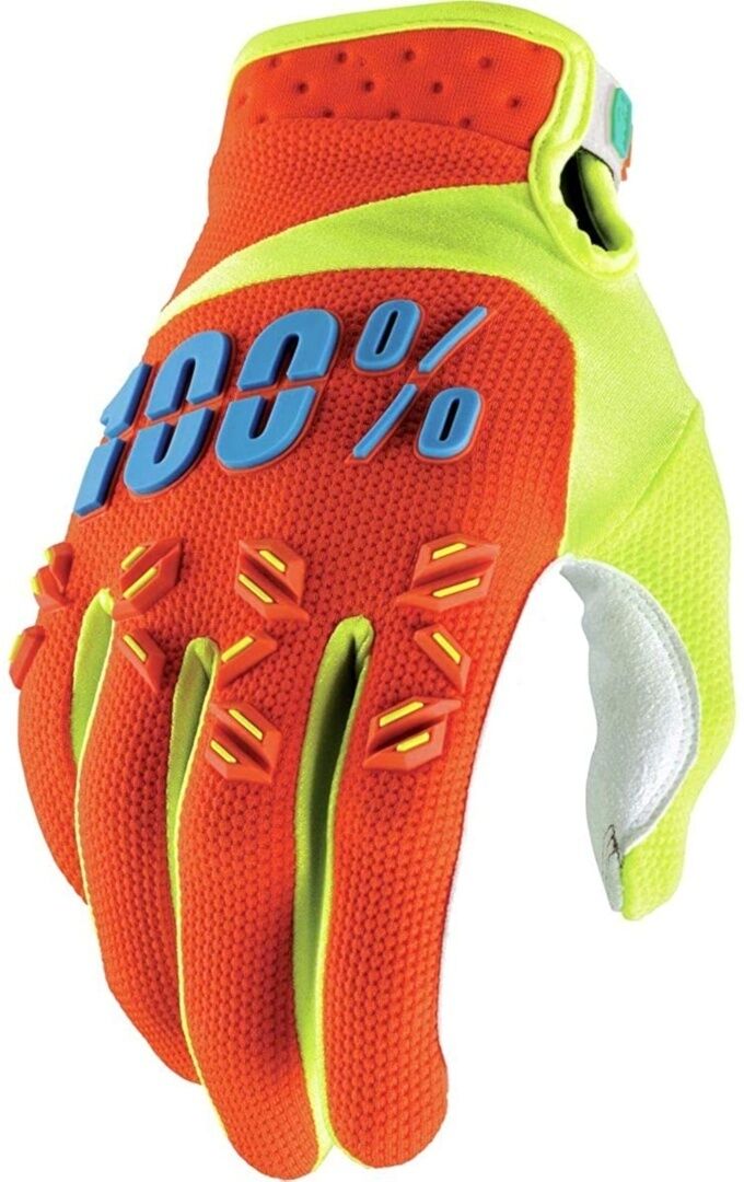 100% Airmatic Motocross Handschuhe Gelb Orange S