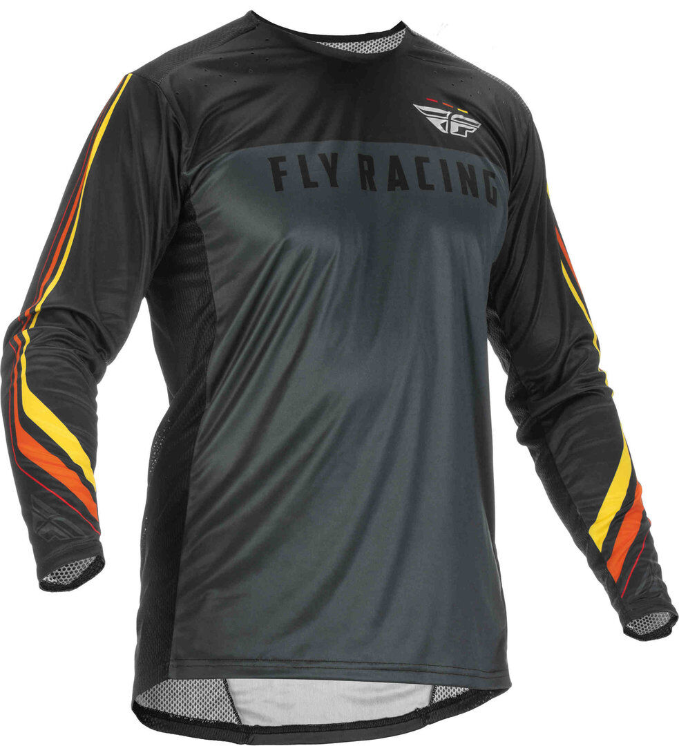 Fly Racing Lite L.E. Speeder Motocross Jersey Schwarz Grau Gelb M