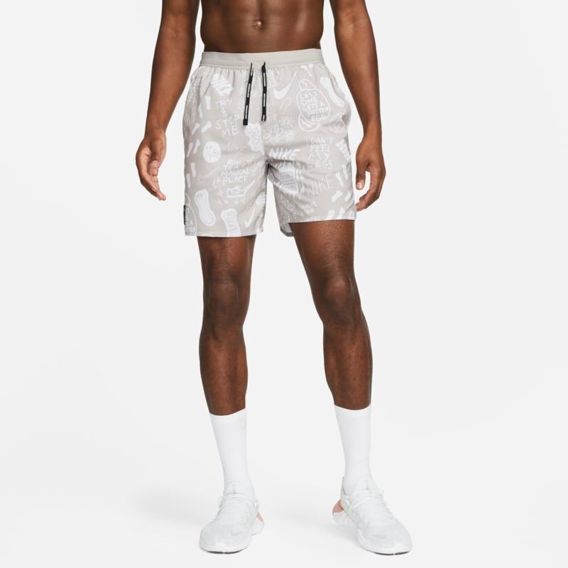 Nike Flex Stride A.I.R.Nathan Bell Men's 18cm (approx.) Printed Running Shorts - Grey - size: XL, S, M, L