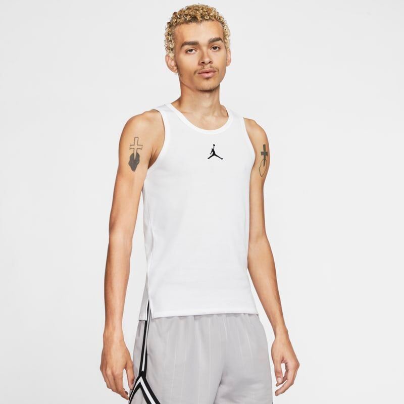 Nike Jordan 23 Alpha "Buzzer Beater" Men's Basketball Tank - White - size: M