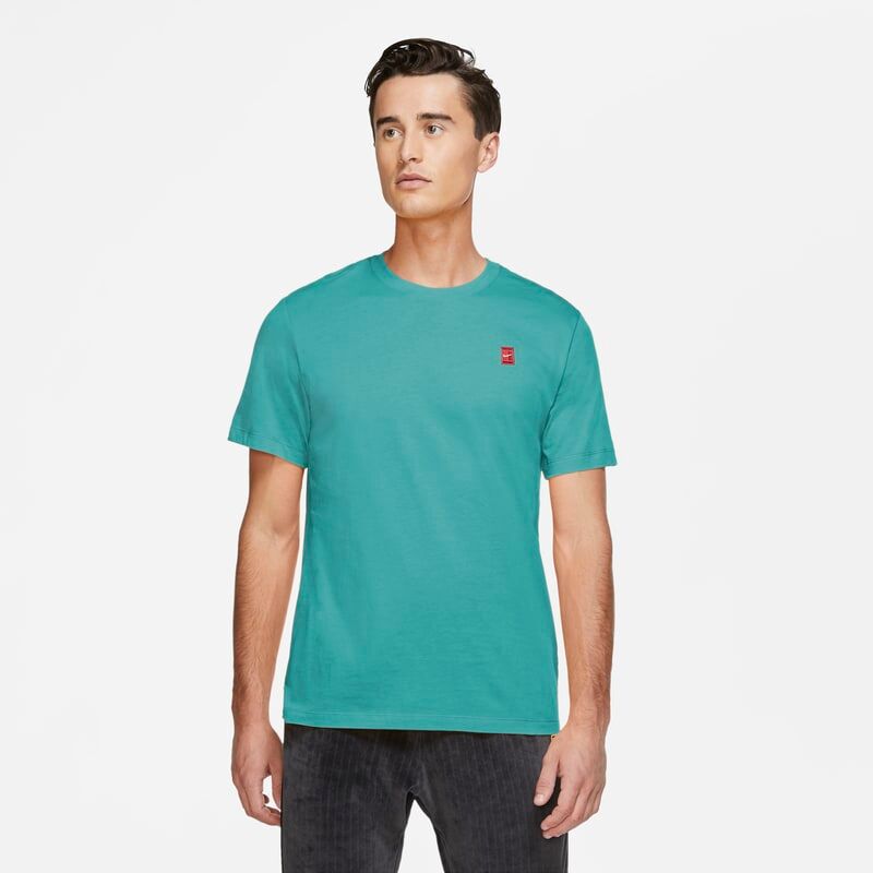 NikeCourt Men's Tennis T-Shirt - Green - size: XS, S, M, L, XL, 2XL
