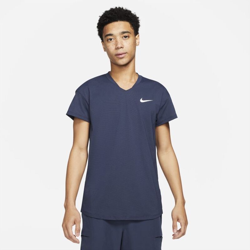 NikeCourt Breathe Slam Men's Tennis Top - Blue - size: S