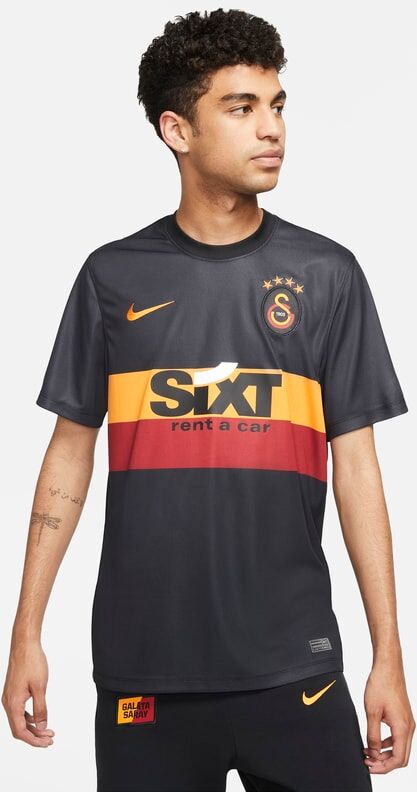 Nike Galatasaray Away Men's Nike Dri-FIT Short-Sleeve Football Top - Black - size: S, L, XS, M