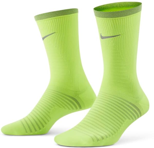 Nike Spark Lightweight Running Crew Socks - Yellow - size: 4-5.5, 14-16, 6-7.5, 8-9.5