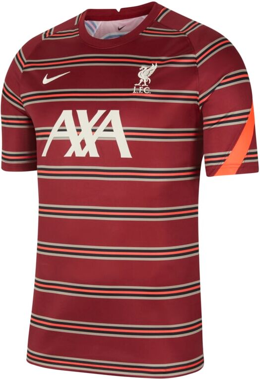 Nike Liverpool F.C. Men's Pre-Match Short-Sleeve Football Top - Red - size: XS, S, M, L, XL