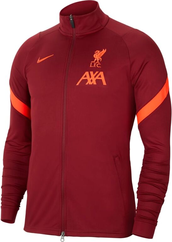 Nike Liverpool F.C. Strike Men's Knit Football Tracksuit Jacket - Red - size: XS, S