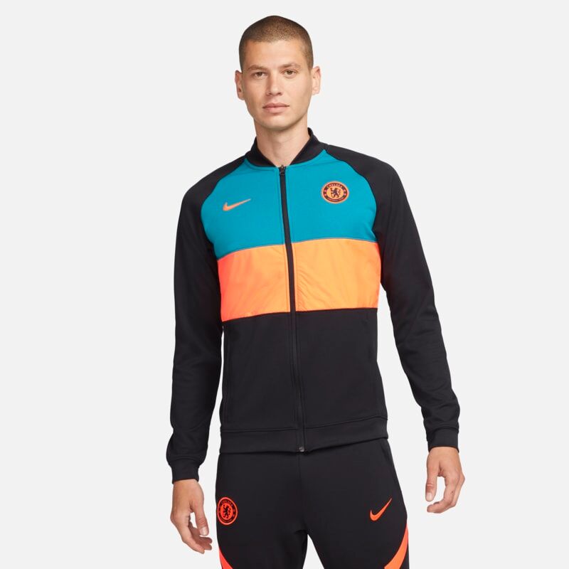 Nike Chelsea F.C. Men's Full-Zip Football Jacket - Black - size: XS, S, M