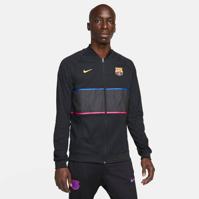 Nike F.C. Barcelona Men's Full-Zip Football Jacket - Black - size: XS, S, M, L, XL