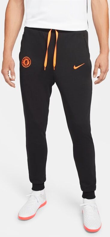 Nike Chelsea F.C. Men's Nike Dri-FIT Fleece Football Pants - Black - size: XS, S, M, 2XL