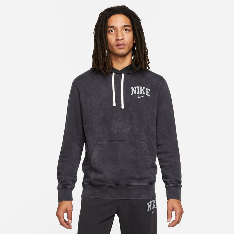 Nike Sportswear Arch Men's French Terry Pullover Hoodie - Black - size: XS, S, M, L, XL, 2XL
