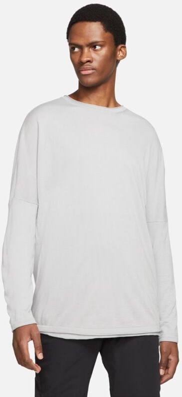 Nike ESC Men's Long-Sleeve Knit Top - Grey - size: S, M, L, XL