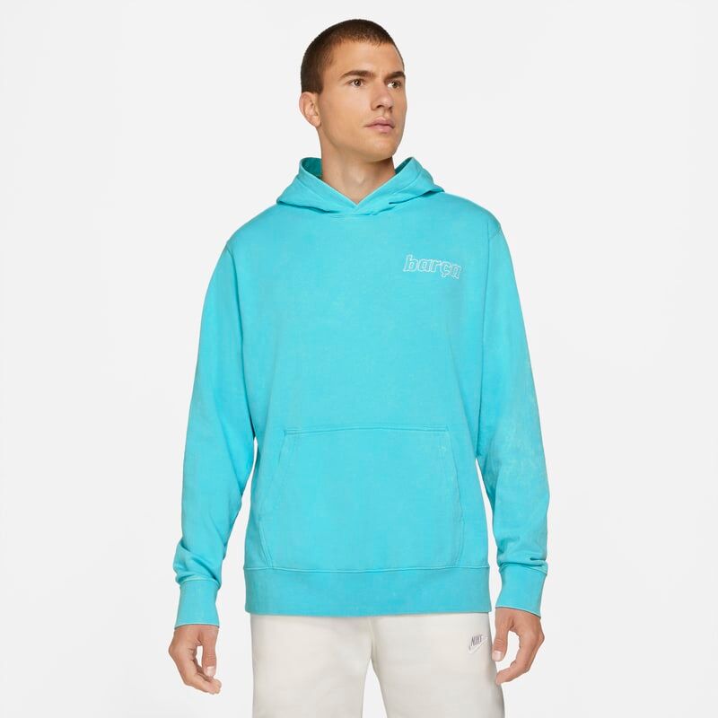 Nike F.C. Barcelona Men's French Terry Pullover Hoodie - Blue - size: S, M, XL, L