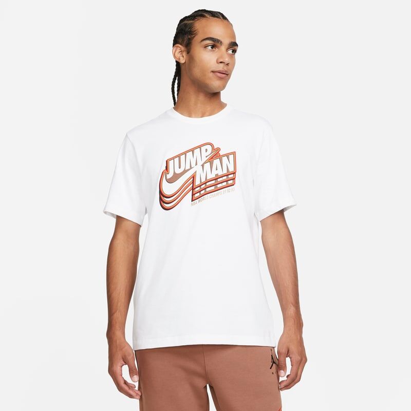 Nike Jordan Jumpman Men's Short-Sleeve Graphic T-Shirt - White - size: M, L, XL, S