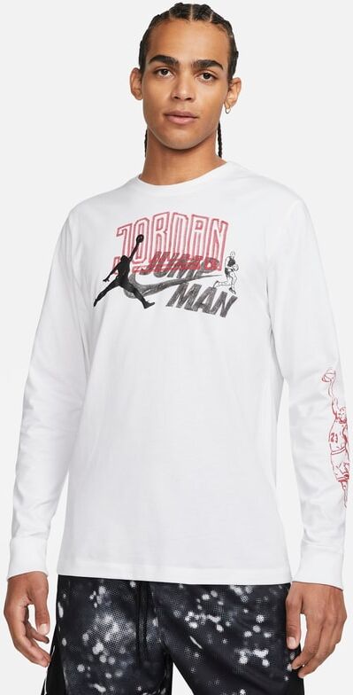 Nike Jordan Brand Men's Long-Sleeve T-Shirt - White - size: S, M, L, XL, XS