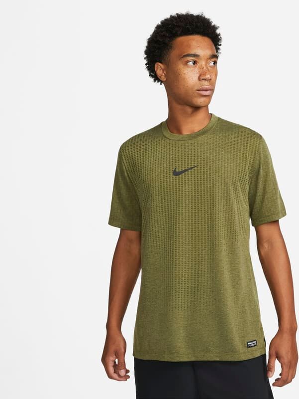 Nike Pro Dri-FIT ADV Men's Short-Sleeve Top - Green - size: S, XL, 2XL