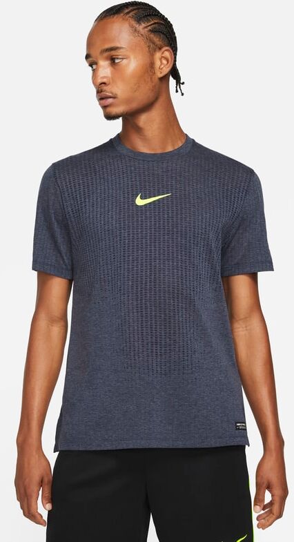 Nike Pro Dri-FIT ADV Men's Short-Sleeve Top - Blue - size: 2XL, XL