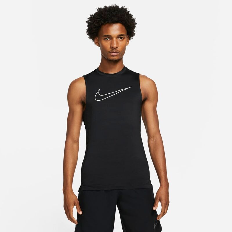Nike Pro Dri-FIT Men's Tight-Fit Sleeveless Top - Black - size: 2XL, XL, S, XL, M, 2XL, L, L, S, M