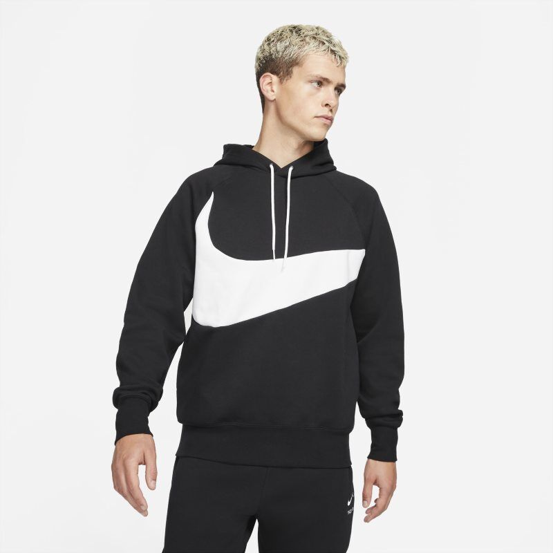 Nike Sportswear Swoosh Tech Fleece Men's Pullover Hoodie - Black - size: XS, L, XL, S, M