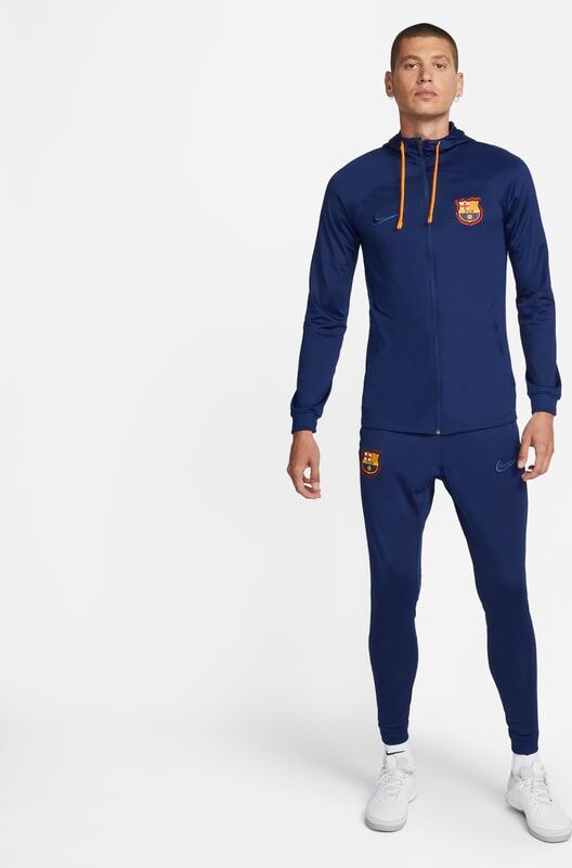 Nike F.C. Barcelona Strike Men's Nike Dri-FIT Knit Football Tracksuit - Blue - size: XS, M, L, S