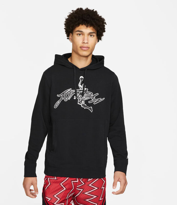 Nike Jordan Dri-FIT Air Men's French Terry Pullover Hoodie - Black - size: S, M, L, XL, 2XL, XS