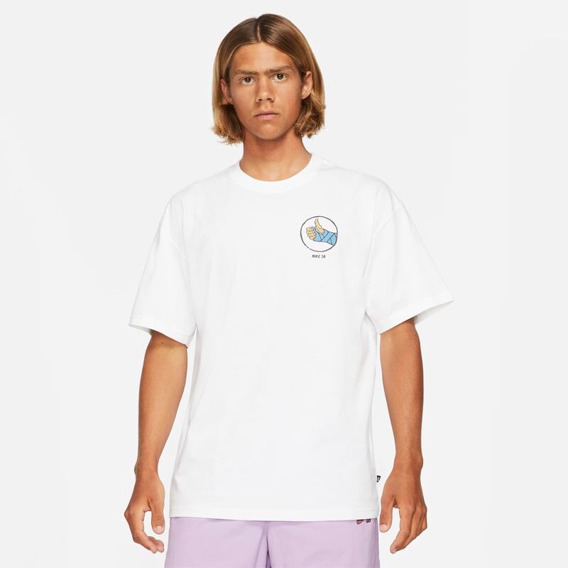 Nike SB Men's Skate T-Shirt - White - size: S, M, L, S, M, M, XL, L, L