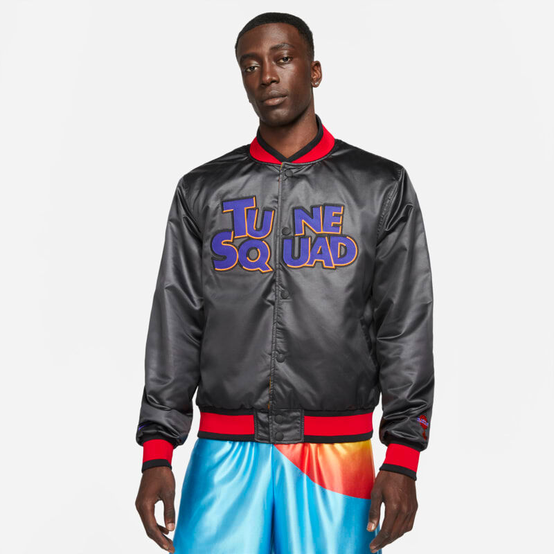 Nike LeBron x Space Jam: A New Legacy "Tune Squad" Men's Nike Varsity Jacket - Black - size: S, M, L