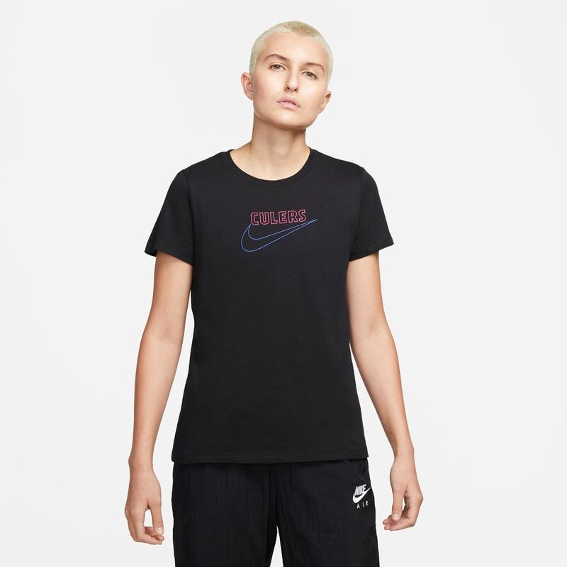 Nike F.C. Barcelona Women's Football T-Shirt - Black - size: XS, S, M, L, XL