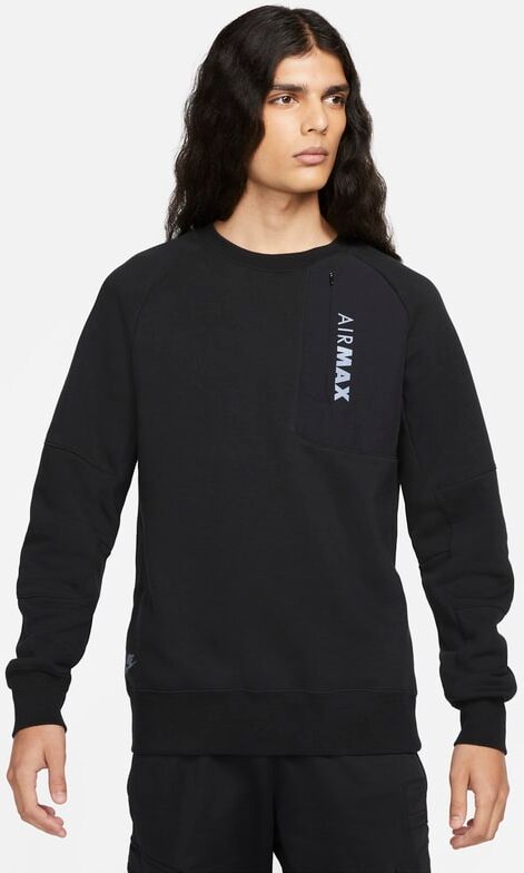 Nike Sportswear Air Max Men's Fleece Sweatshirt - Black - size: 2XL, S, XL, XS, M, L