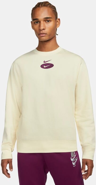 Nike Sportswear Swoosh League Men's Fleece Crew - White - size: XS, S, XL, 2XL, M, L