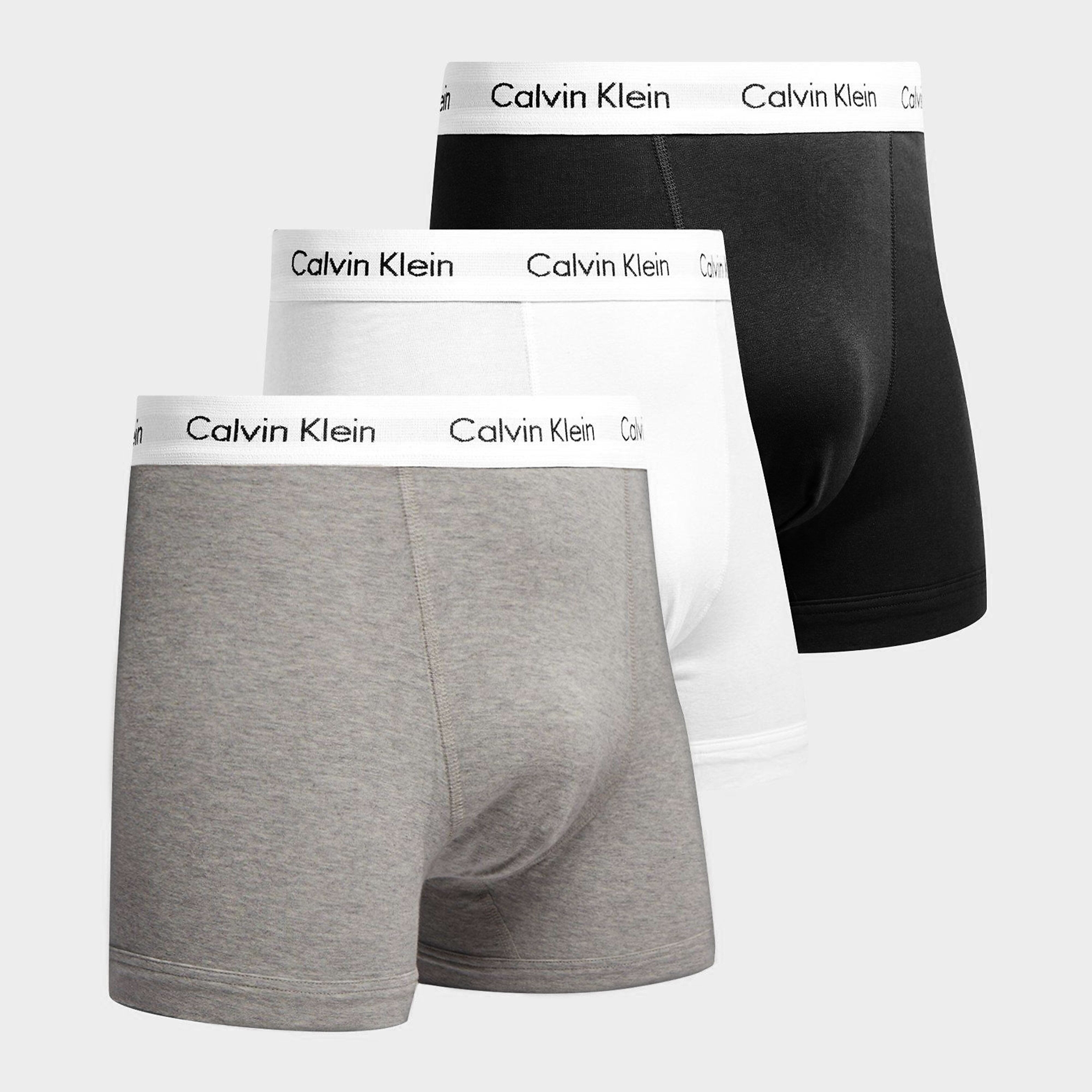 Calvin Klein Underwear 3-Pack Trunks - Black/Grey/White/Black/White - Mens  size: XL