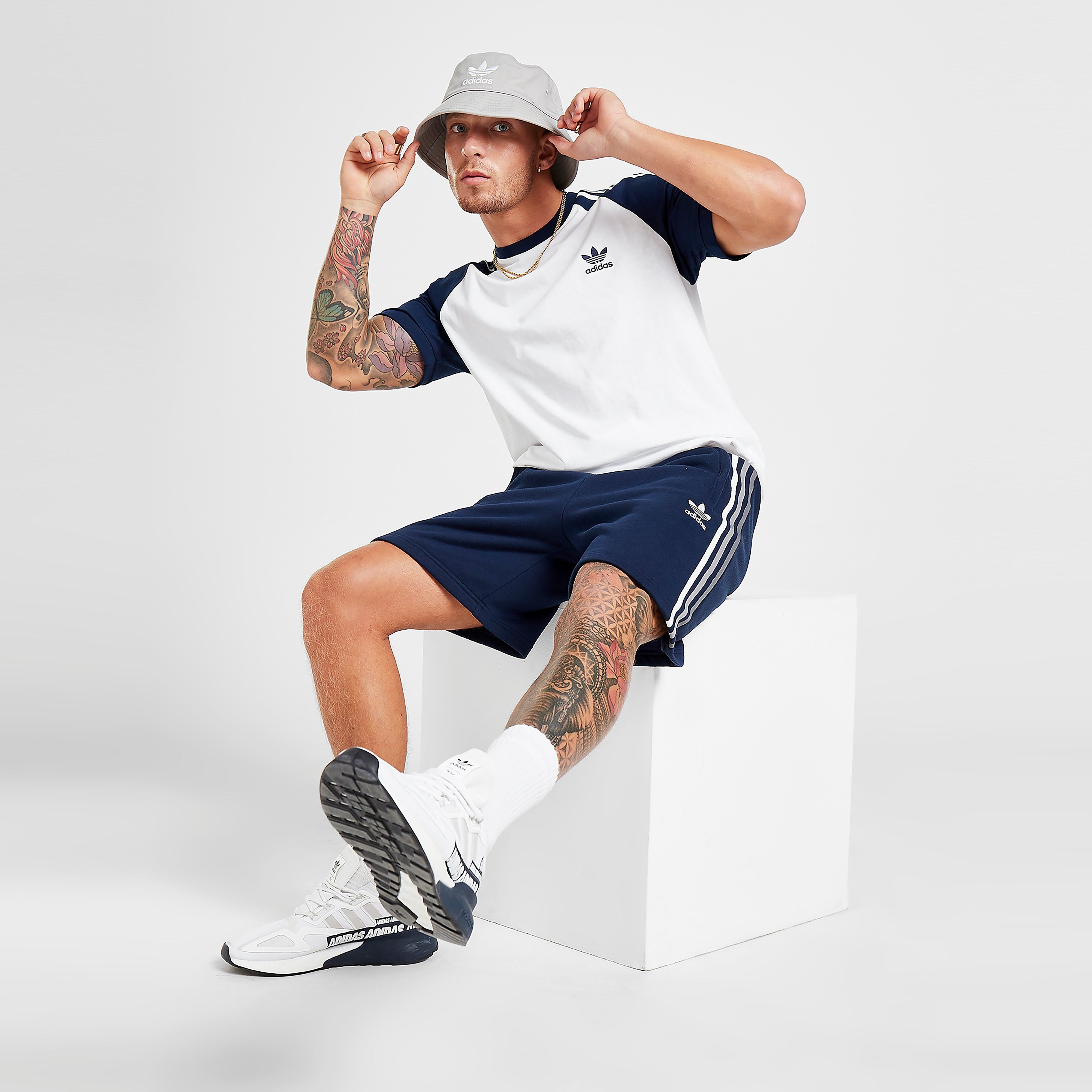 adidas Originals Tristripe Shorts - Navy - Mens  size: S