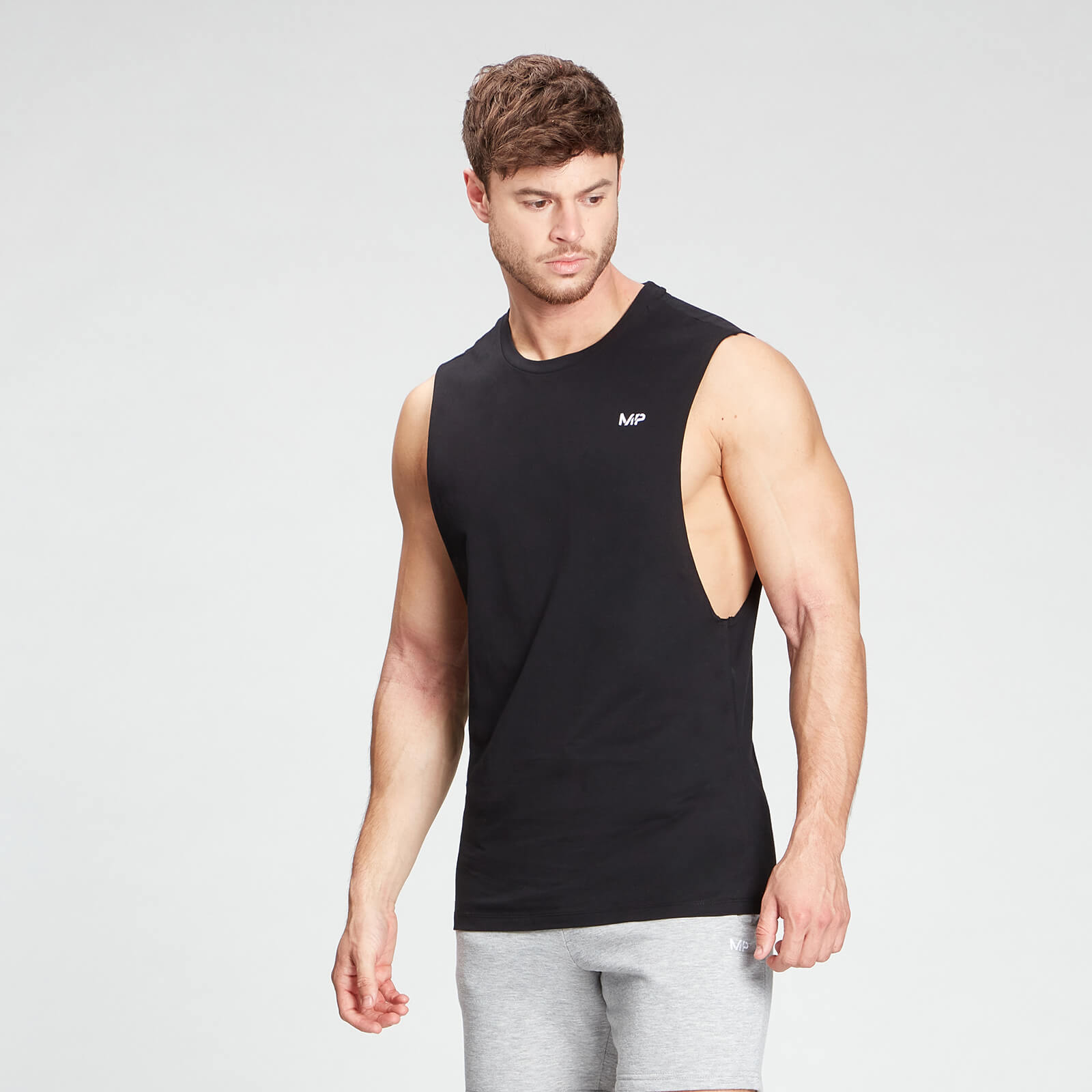 MP Men's Drop Armhole Tank - Black - L