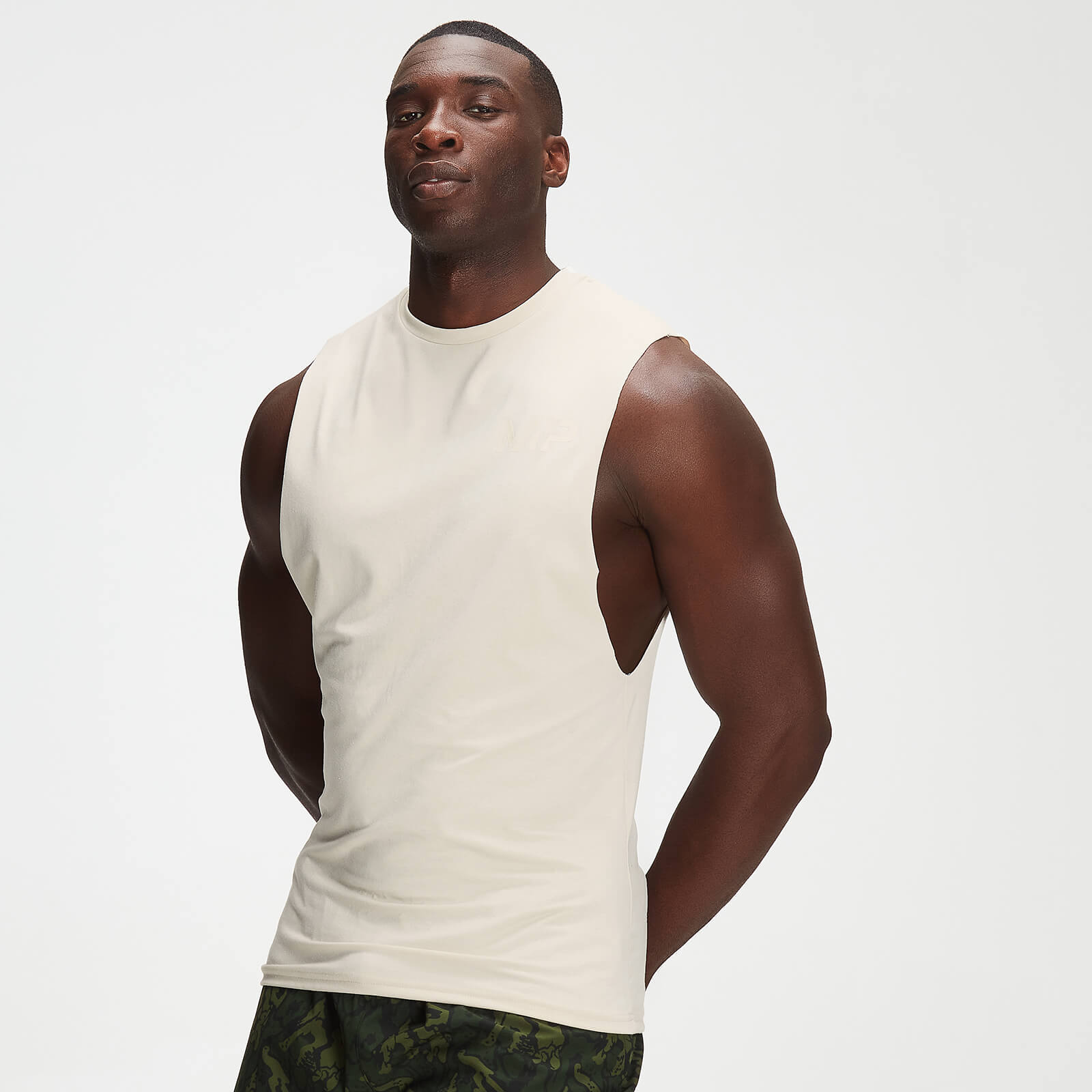 MP Men's Adapt drirelease® Tonal Camo Tank - Ecru - XS