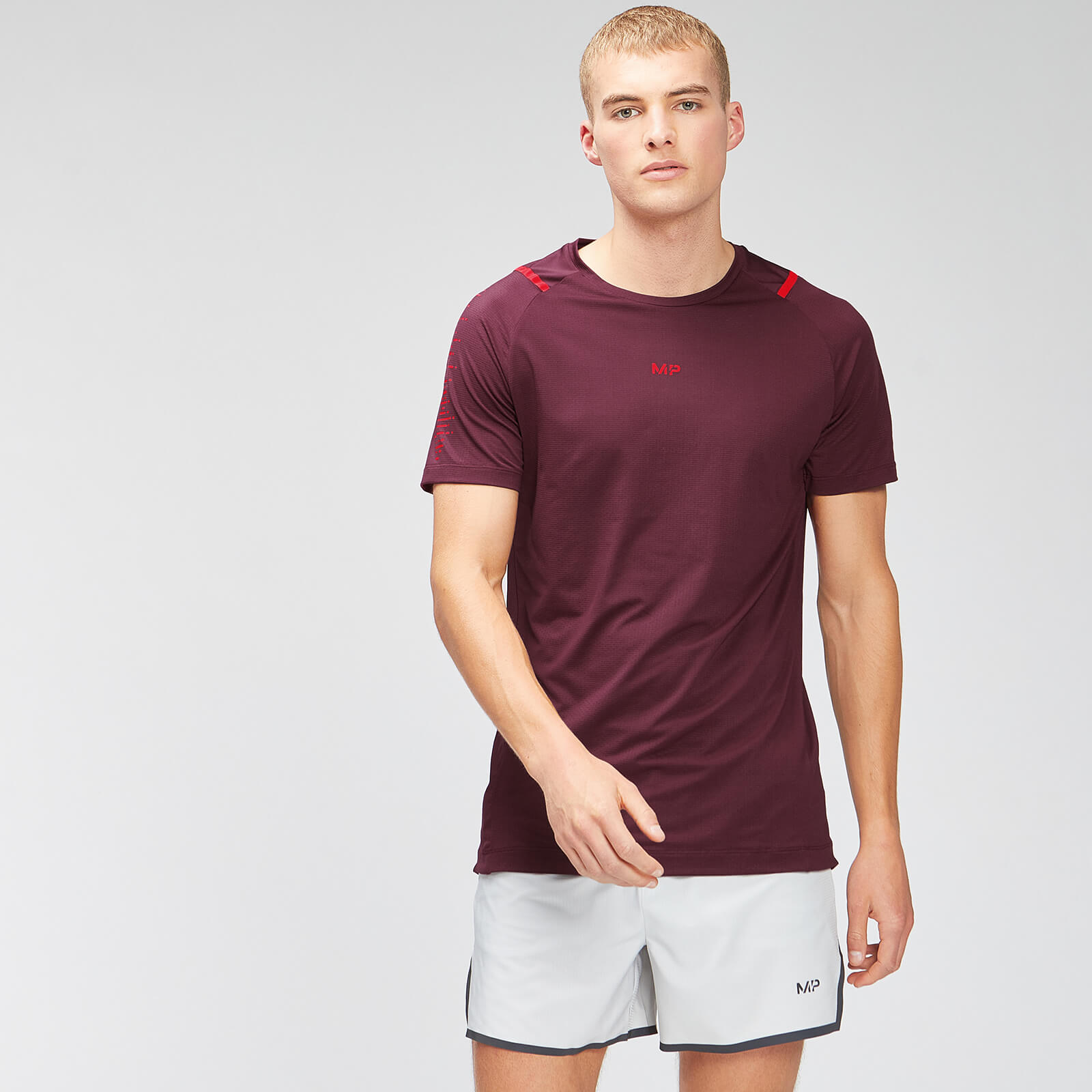 MP Men's Velocity Short Sleeve T-Shirt - Merlot - S