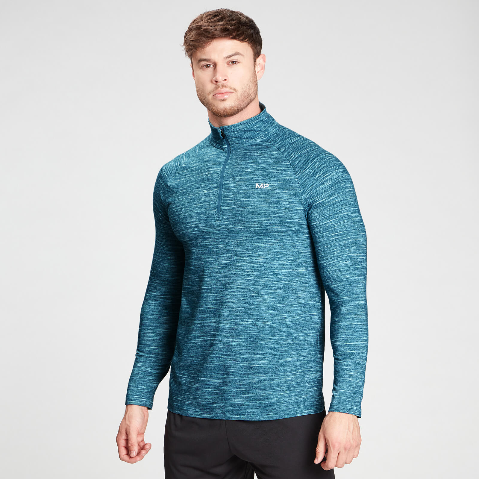 MP Men's Performance 1/4 Zip Top - Deep Lake Marl - L