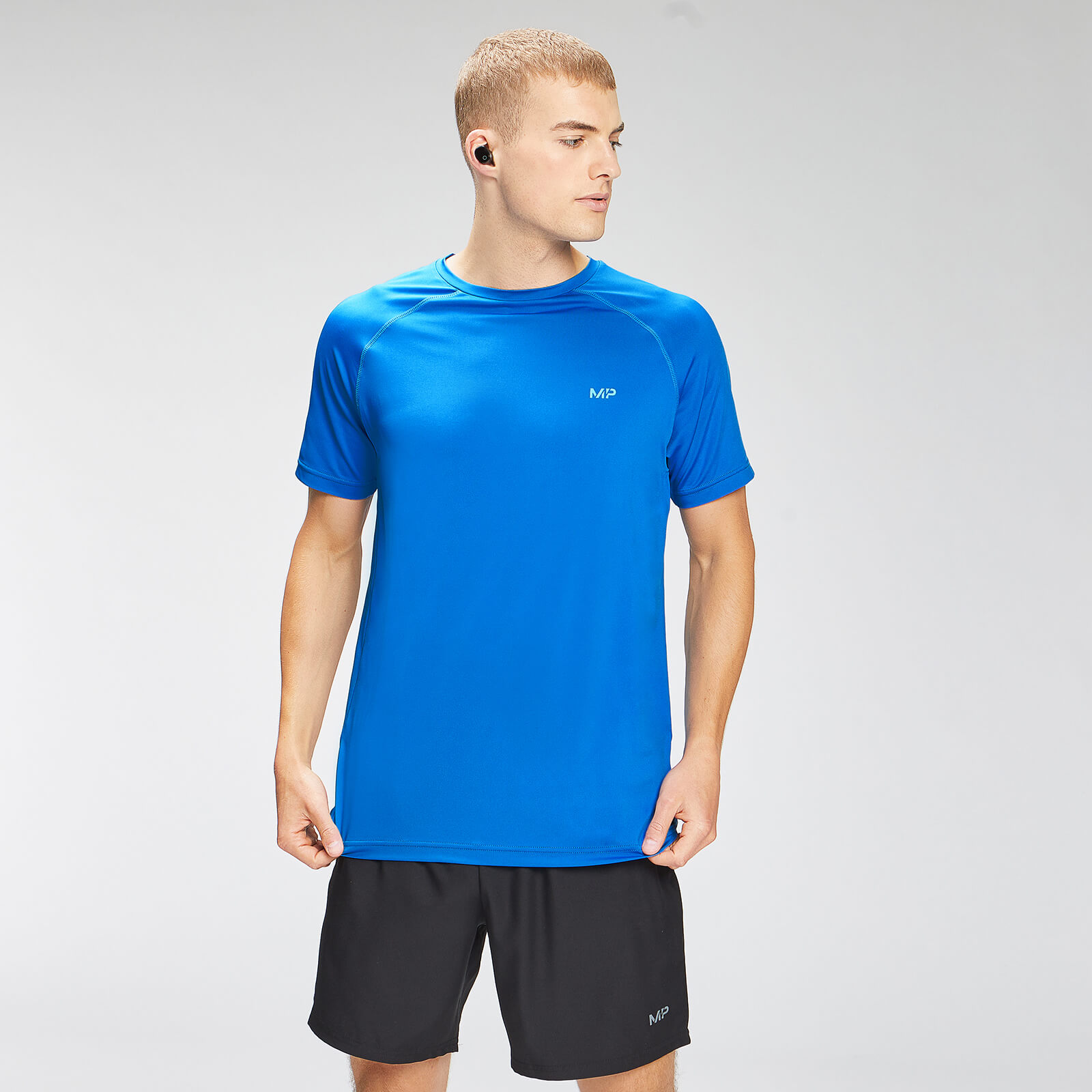 MP Men's Repeat Graphic Training Short Sleeve T-Shirt - True Blue - XL