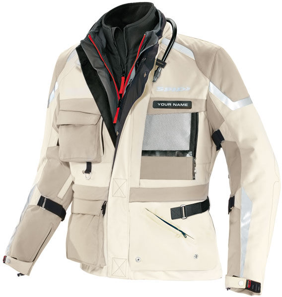 Spidi Ergo 365 Pro Veste Textile moto Blanc Beige M