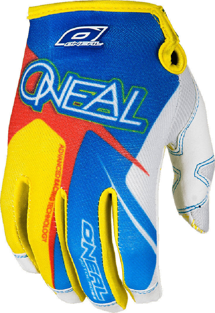 Oneal O´Neal Jump Race Gants de 2014 Bleu Jaune 2XL