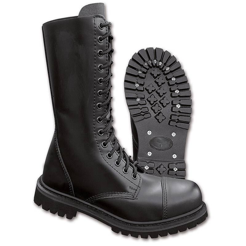 Brandit 14 Eyelet Bottes Noir 43