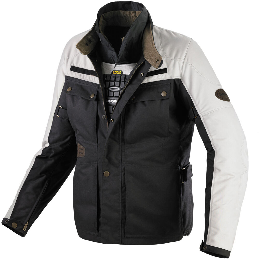 Spidi Worker H2OUT Veste Textile moto Noir Blanc L