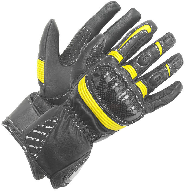 Büse Misano Gants Noir Jaune XL