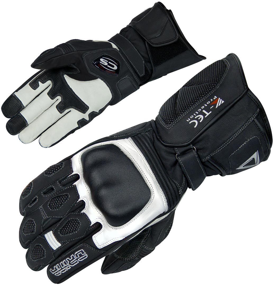 Orina Force Gants de moto Noir Blanc M