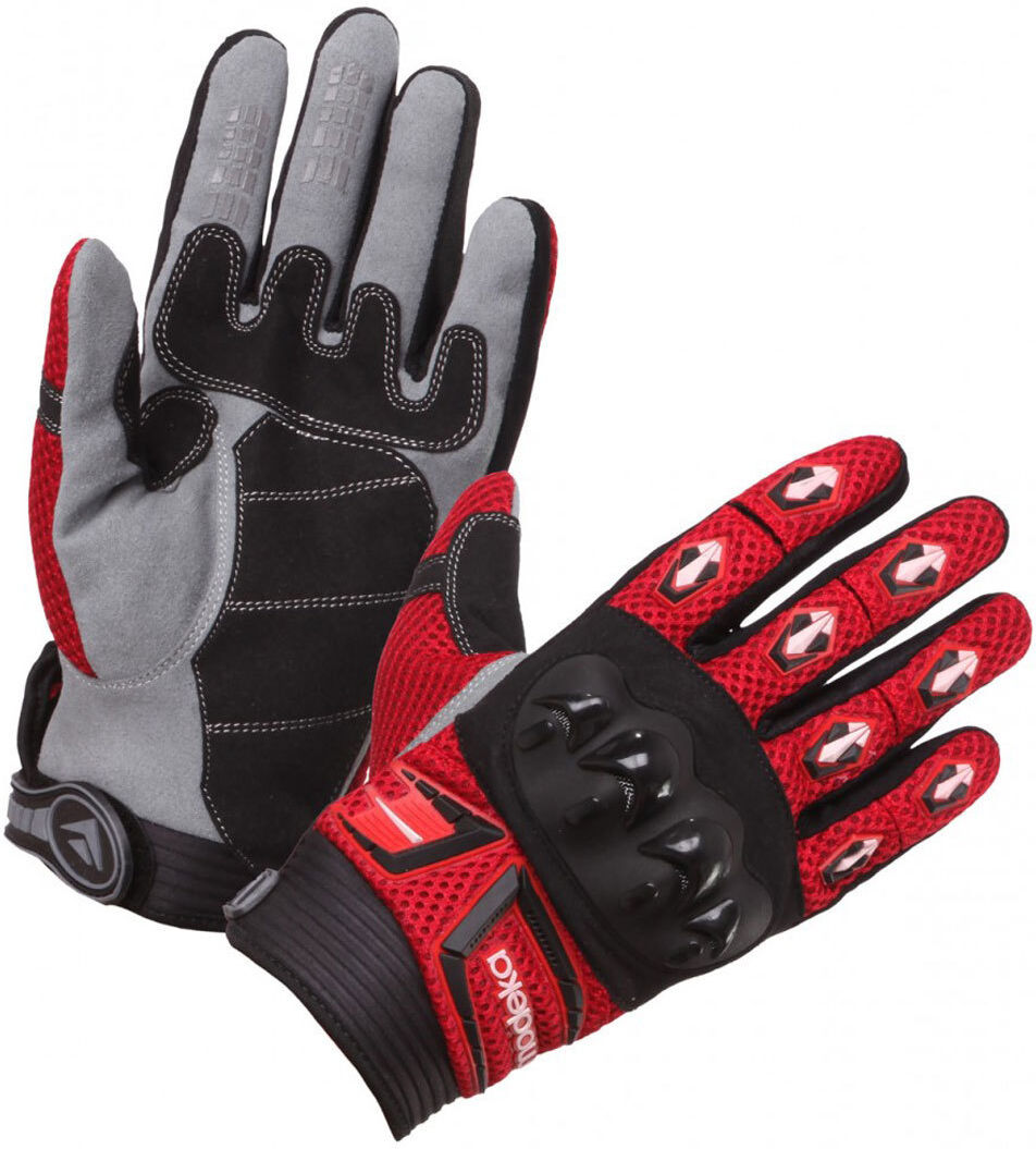 Modeka MX Top Gants Noir Rouge XL